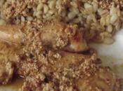 Aiguillettes poulet marinées poivron chorizo