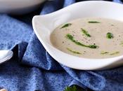 Velouté champignons Paris moutarde