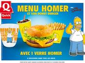 Donut Burger: Quick lance menu spécial Homer Simpsons