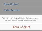 iPhone permet bloquer appels...