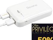 Offre privilège -50% batteries externes Bevena pour terminaux mobiles