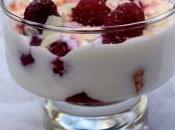 Mousse mascarpone framboises biscuits roses