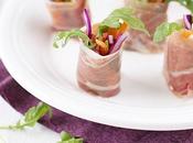 Rouleaux jambon crudités
