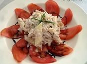 Salade pennes mais, thon tomate coeur boeuf