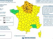 Alerte orages violents départements vigilance orange