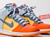 Nike Dunk High Team Orange Carbon Fiber