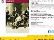 L'histoire l'orchestre typique continue dimanche, Museo Casa Carlos Gardel l'affiche]