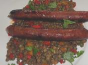 Merguez lentilles abricots