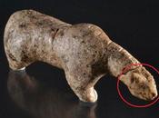 fragment figurine ivoire mamouth découvert dans grotte Vogelherd