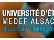 Alsace, Avenir, Audace seront programme 1ère Université Medef Alsace Strasbourg