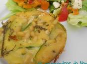 Tatin courgettes brie