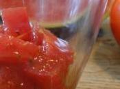 Entrée toute rouge pastèque tomates