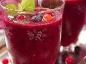 Smoothie baies rouges