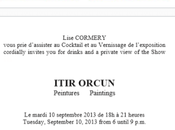 Galerie Lise CORMERY COMMUNICATION exposition Itir ORCUN Gilles