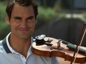 Roger Federer lâche raquette pour violon