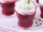 Gaspacho betterave pomme crème fouettée chèvre frais