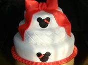 Gâteau Minnie rouge blanc