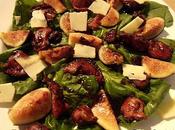 Figue, épinard gésier volaille