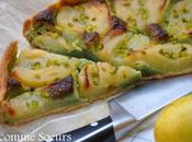 Tarte poires pistache