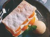 Abricot feuilleté glace amandes