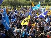 Samedi septembre, rassemblements soutien l’indépendance écossaise Quimper Saint-Nazaire