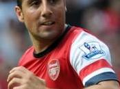 Arsenal Cazorla forfait quelques semaines