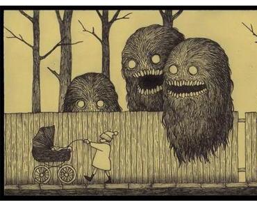 Un artiste dessine ses cauchemars d’enfance sur Post-it