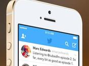 Twitter iPhone adopte design 7...