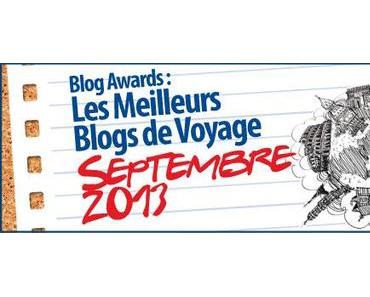 Blog Awards | Les Meilleurs Blogs et Articles de Voyage en Septembre