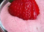 Mousse fraise protéinée