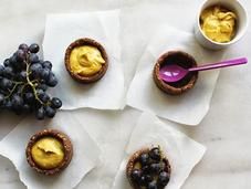 Tartelettes crues lemon curd courgette