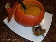 velouté potiron châtaignes