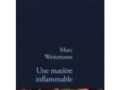 matière inflammable Marc Weitzmann
