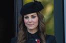Kate Middleton duchesse Cambridge noir pour soldats disparus Première guerre mondiale