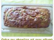 Cake chorizo olives