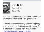 6.1.5 disponible iPod Touch