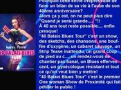 woman Show d'Audrey Perrin Balais Blues Tour" Citron bleu