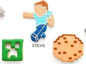 Geek: Moules cookies Minecraft