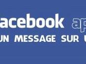 Facebook poster message page