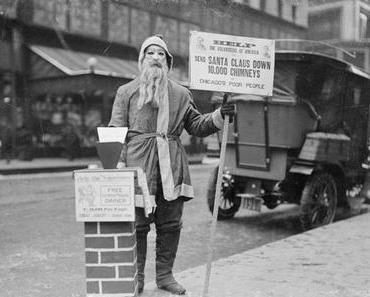 Les photographies inquiétantes du Père Noël au siècle dernier