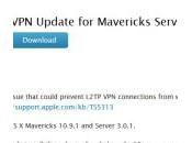 Mavericks Server mise jour