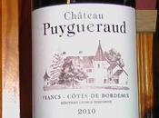 Deux vins Bordeaux rive droite Puygueraud 2010 Rouselle 2008