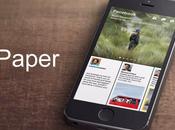 Facebook Paper: nouvelle application pour iPhone