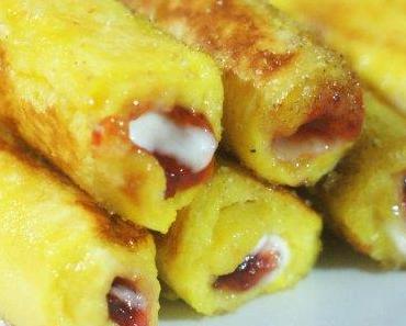 Pain perdu roulé pour la St Valentin