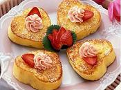 coeurs pain perdu beurre fraises