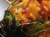 Salade crabe coque d'ananas