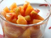 Tomate ananas salade vanillée, version salée sucrée