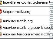 listes blanches sécuriser Firefox avec NoScript Cookie Safe Lite