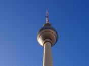 Vues haut depuis places Berlin (Alexanderplatz Potsdamer Platz)