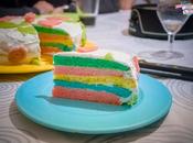 Quand kids pâtissent Rainbow cake déco pâte d’amande
